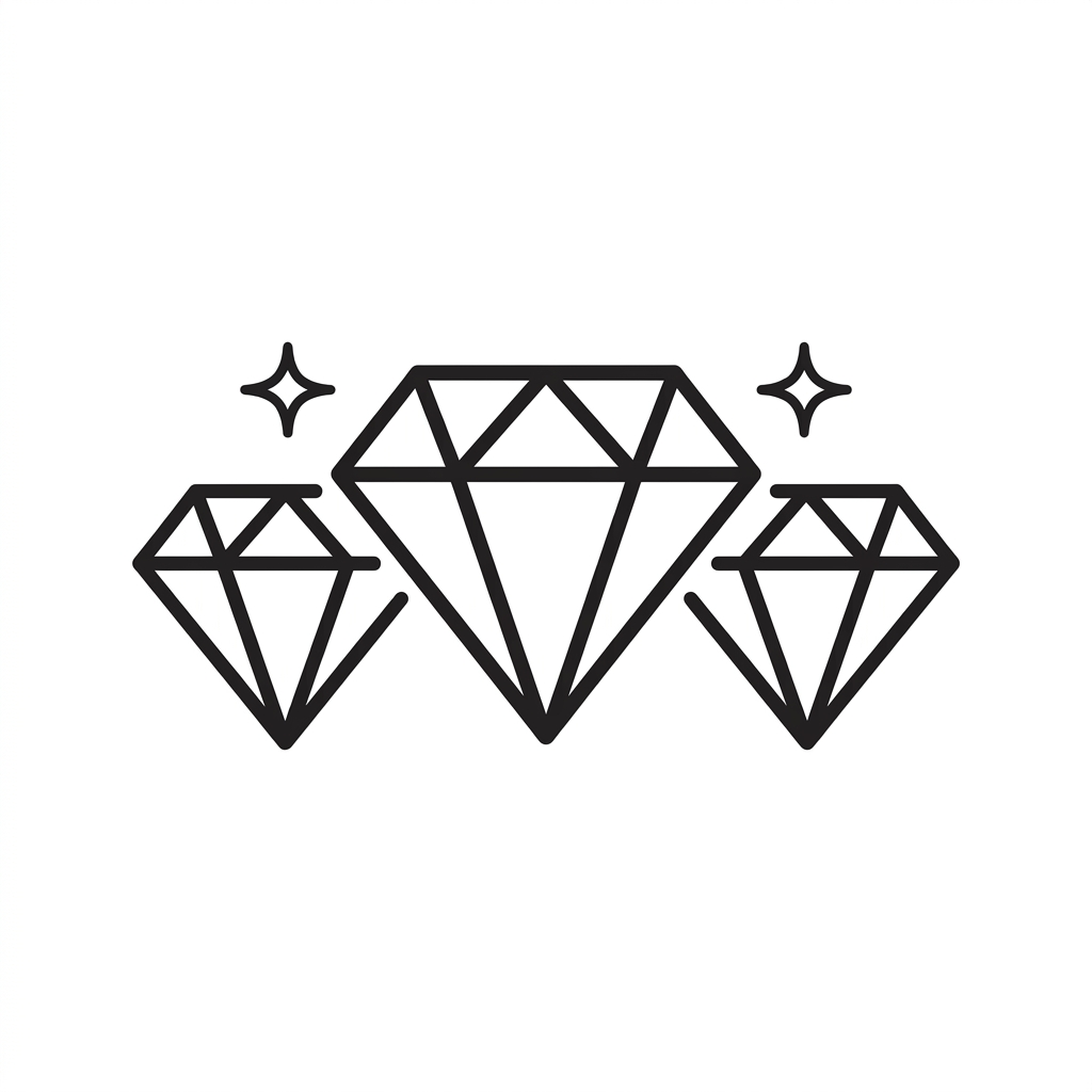 Bling Label – minimalistické diamanty