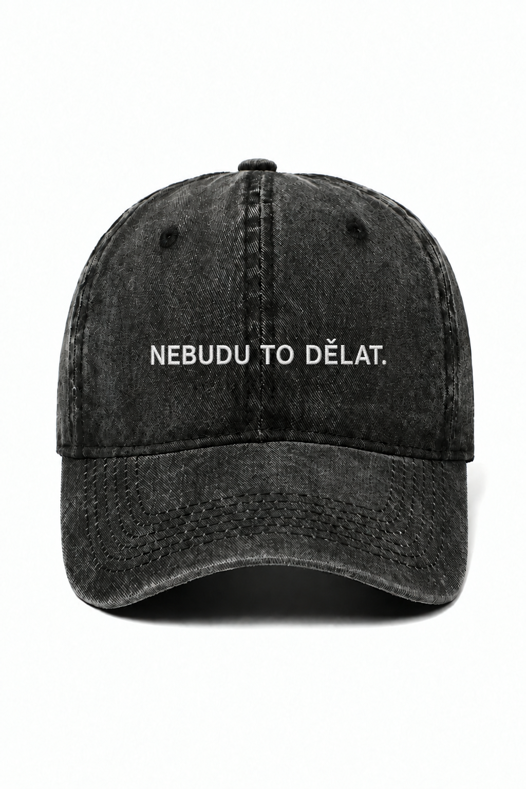 Modrá kšiltovka NEBUDU TO DĚLAT.