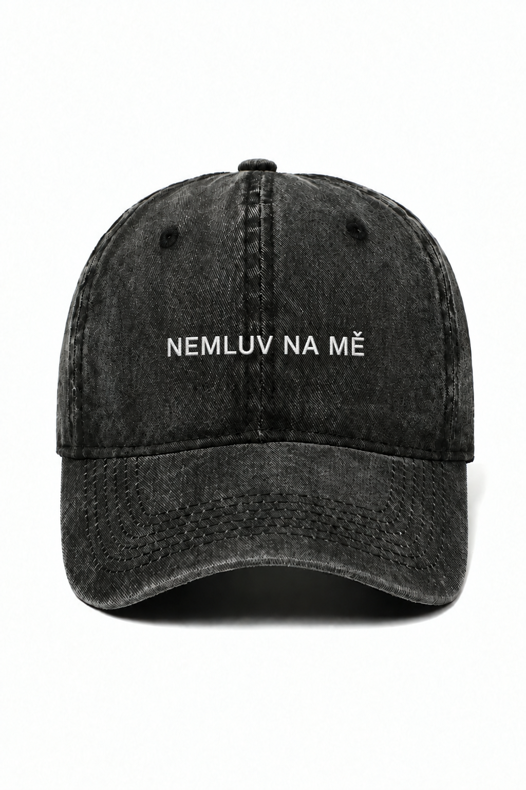 Modrá kšiltovka NEMLUV NA MĚ