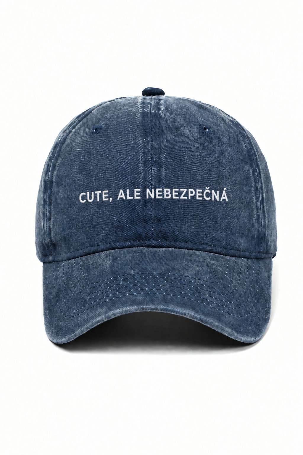 Růžová kšiltovka CUTE, ALE NEBEZPEČNÁ
