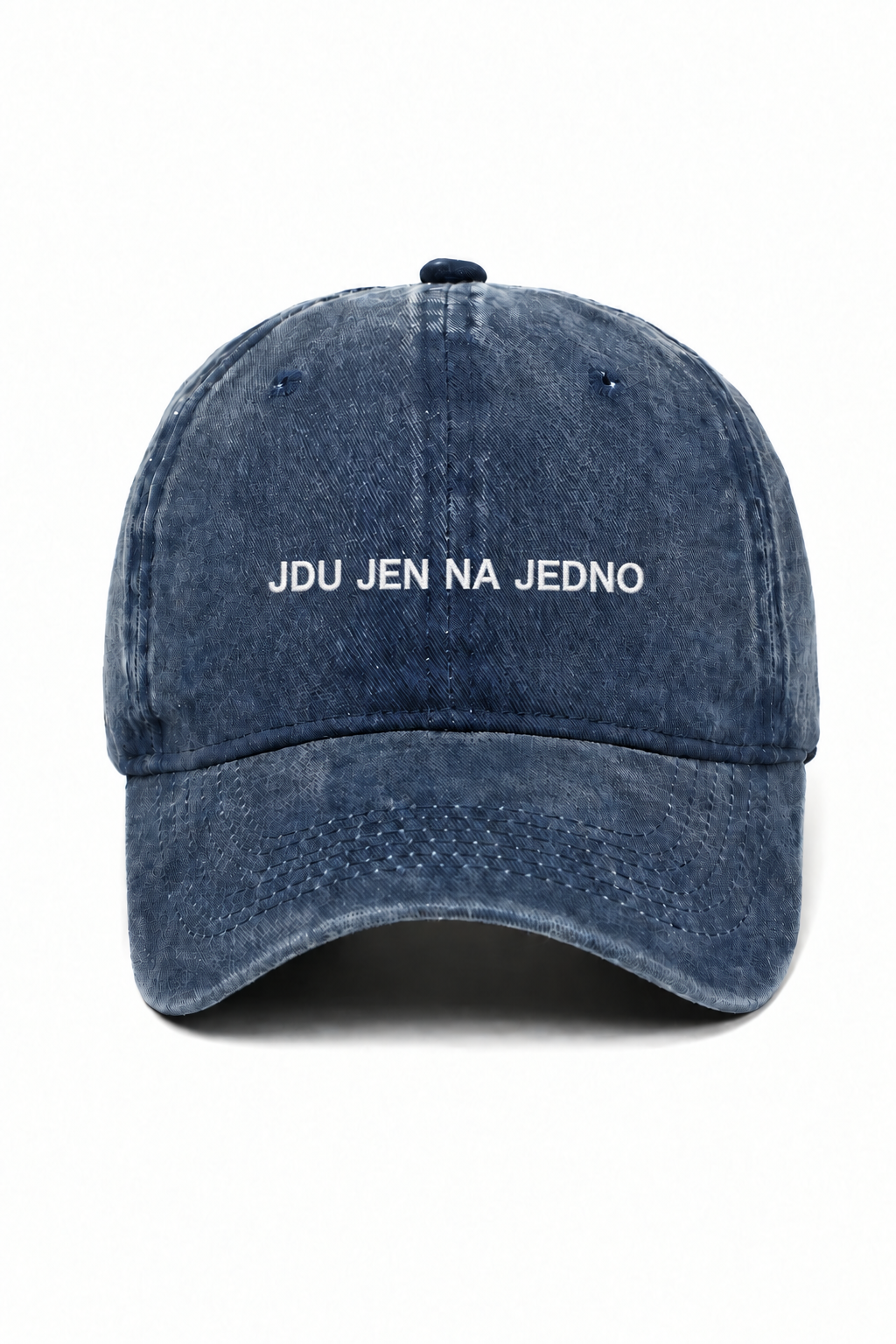 Růžová kšiltovka JDU JEN NA JEDNO