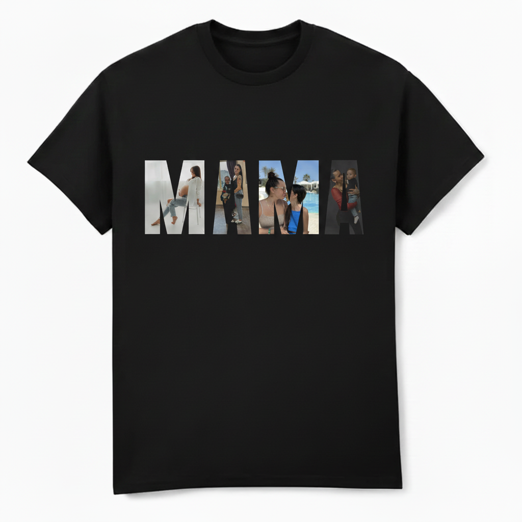 Tričko s potiskem MAMA - menší