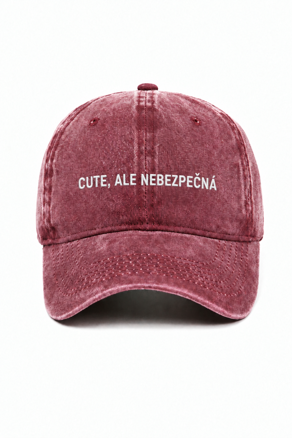 Vínová kšiltovka CUTE, ALE NEBEZPEČNÁ
