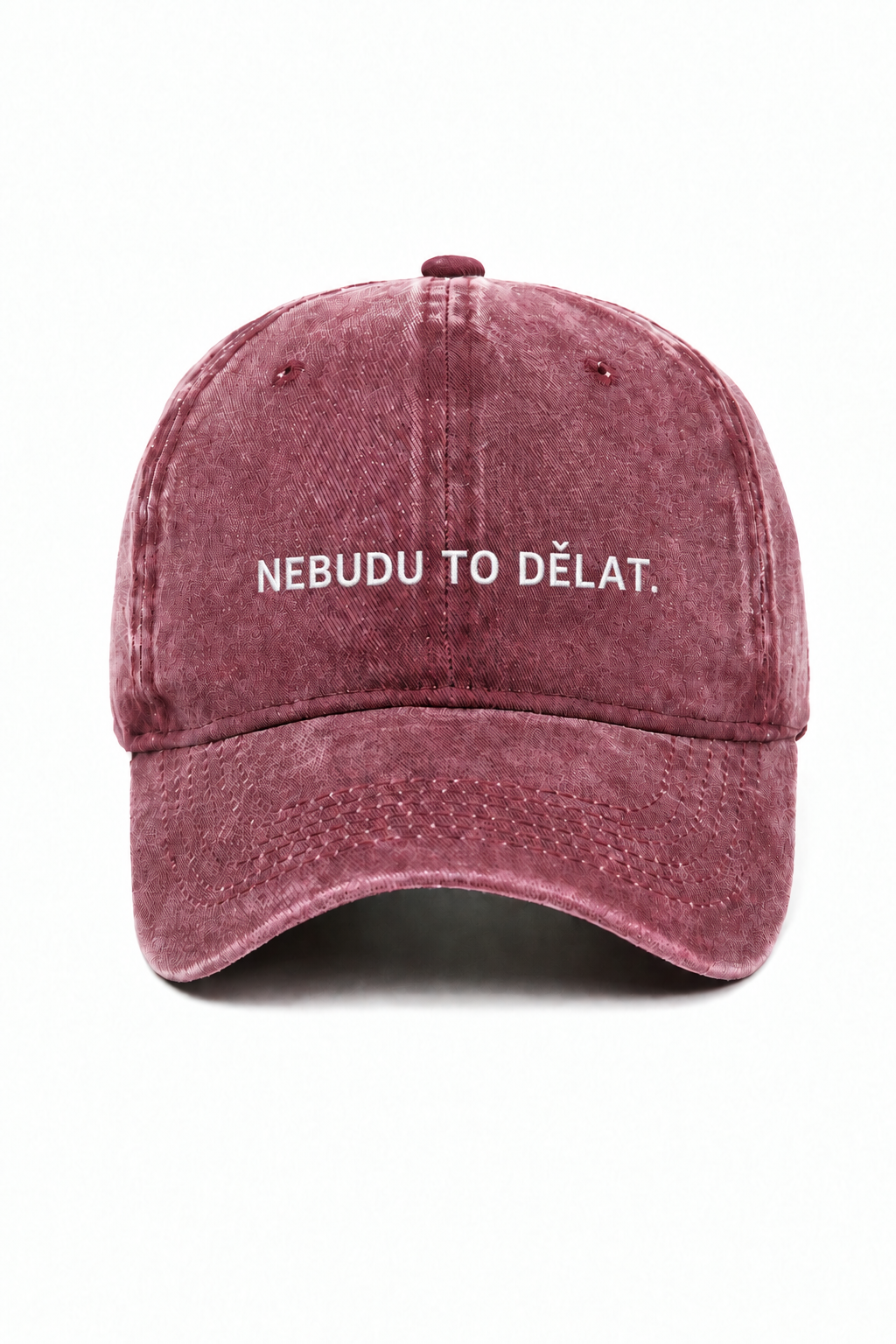 Vínová kšiltovka NEBUDU TO DĚLAT.